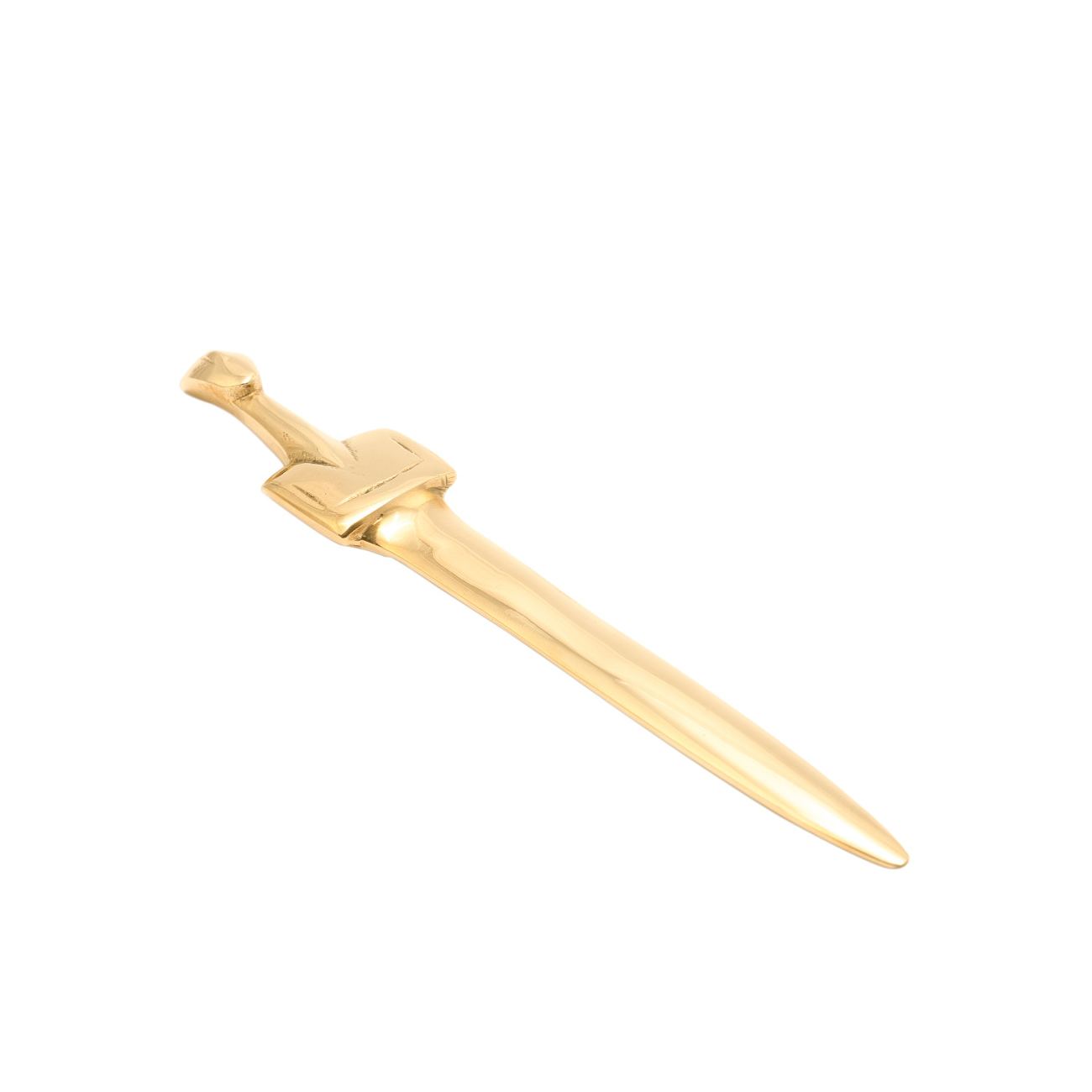 Letter Opener or Envelope Opener, Handmade of Solid Brass Metal, Classy